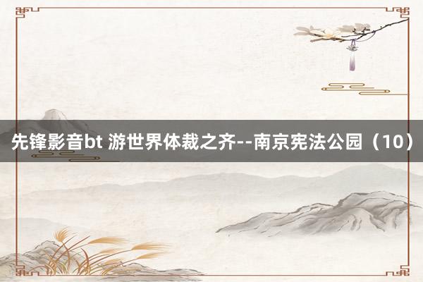 先锋影音bt 游世界体裁之齐--南京宪法公园（10）